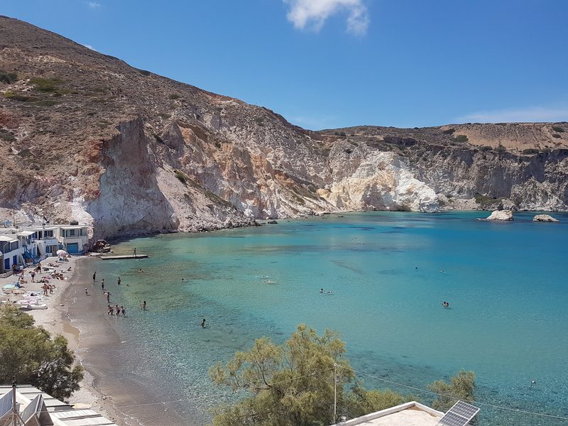 Firopotamos beach in Milos