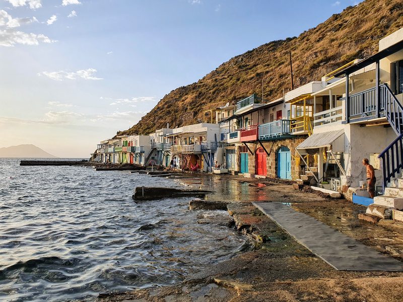 The old fishing village of Klima in Milos