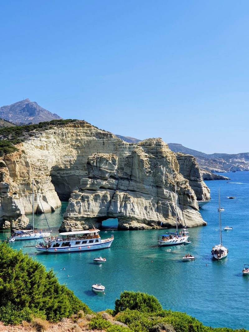 Kleftiko Bay is a highlight of any vacation in Milos