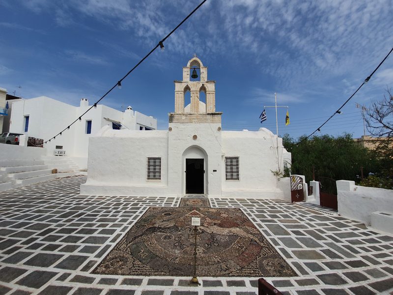 The skies in June and September seem to suit the Cyclades architecture of Milos perfectly