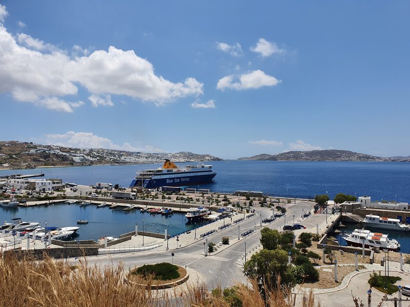 Mykonos ferry port
