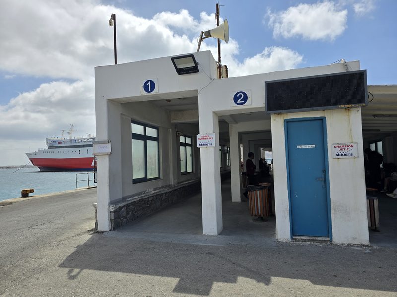 Naxos ferry port