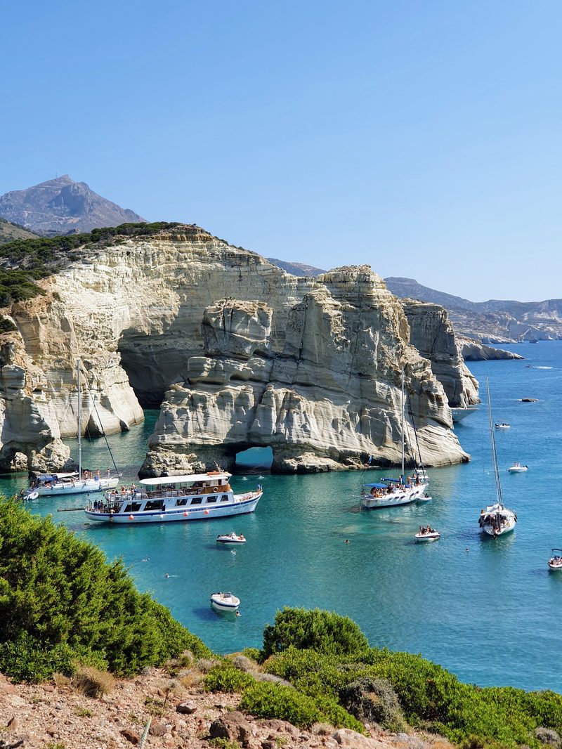 September is really the last month for the famous Kleftiko Bay boat trips